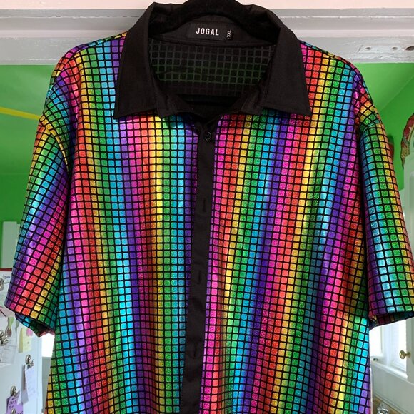 Men's Party Shirt by Jogal XXl - Picture 1 of 2
